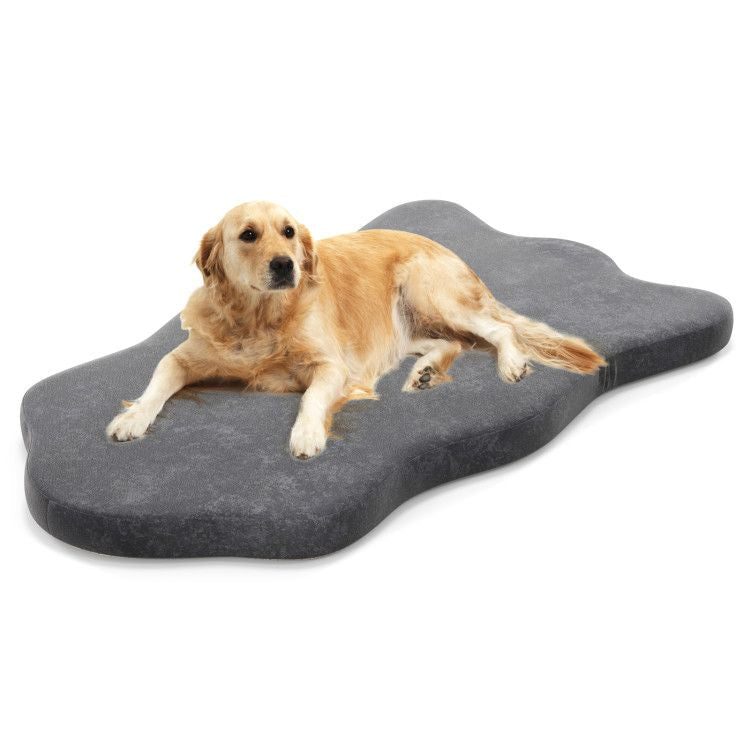 Orthopedic memory foam dog bed designed for large dog breeds